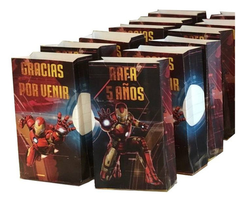 Bolsas Golosineras Personalizadas X 35 Iron Man