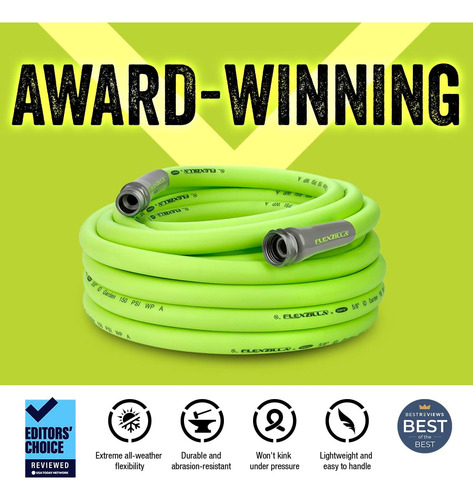 Flexzilla Garden Hose 5/8 In. X 50 Ft, Heavy Duty, Lightw...