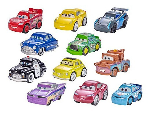 Vehículo Disney Pixar Cars Fbg74, 3 Minicarreras, Surtido De