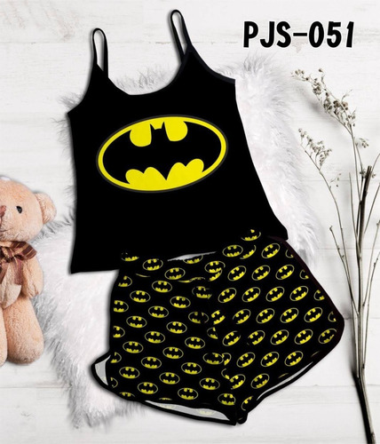 Pijama Short Para Dama De Batman / Batgirl | Envío gratis
