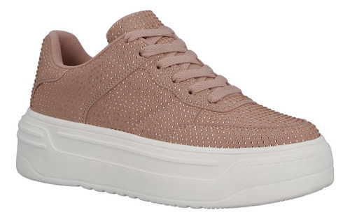 Tenis Casual Pr461657 Goma Textura Mujer Pedreria