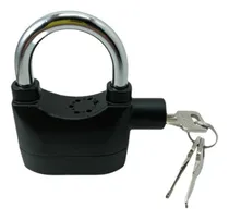 Comprar Candado Con Alarma Sonora 110 Db Para Motos Bicis A Bateria 
