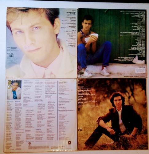 Discos Lp De Vinilo Artistas De Los 80's Pedro Marín Y Mas (Usado)
