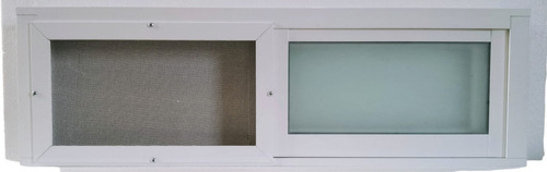 Ventana Con Mosquitero De 93.5x21 Cm Blanco