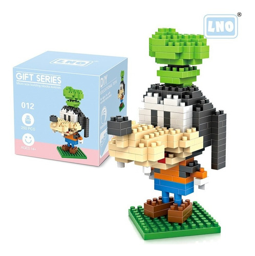 Figura De Disney - Bloques Armables - Goofy Goof - 250 Pza