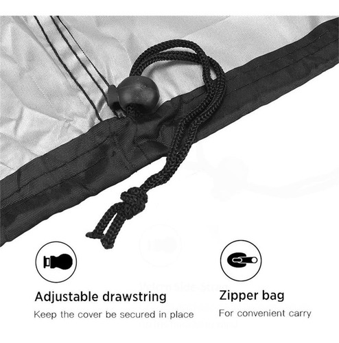Imagen 4 de 4 de Funda Impermeable Para Fogatas, Exterior, Cuadrada