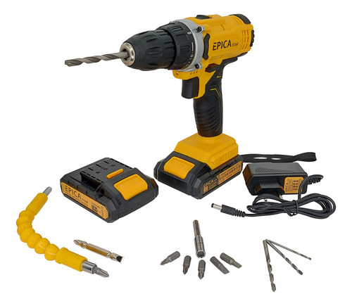Taladro Inalámbrico Con 2 Batería De Litio Recargable D 18v.