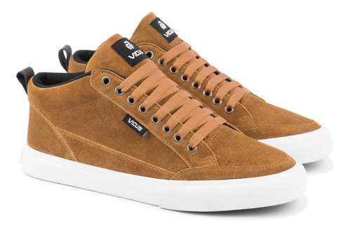 Imagen 2 de 7 de Zapatillas Botitas Vicus Rhino Hi Gamuza Habano