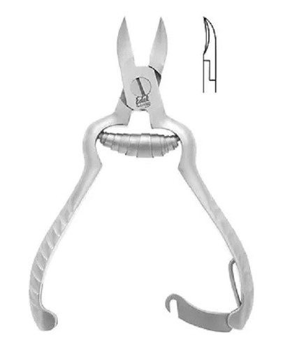 Alicate De Unha Edel Solingen 12cm Mola Espiral Aço Inox