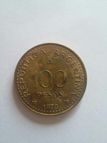 Moneda Argentina 100 Pesos 1978