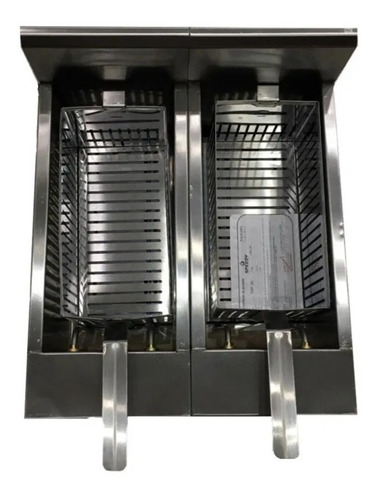 Imagen 3 de 4 de Freidora Electrica Speedy Doble 16 Lts Automatica Acero Inox