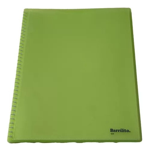 1 Carpeta Ó Cuaderno Espiral C/protectores D Hojas Barrilito