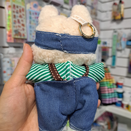 Labubu Peluche Llavero The Monsters Exclusivos Visera Azul