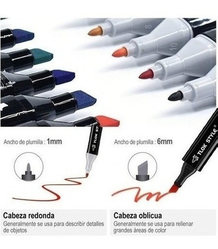 Imagen 7 de 7 de 168 Colore Marcadores Doble Punta Plumones Punta Pincel