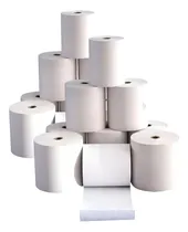 Comprar 32 Rollos Termicos Rollo Papel Termico Cinta Ter 80mm X 80mm Color Blanco