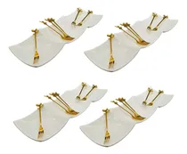 Comprar Plato Copetinero 3 Divisiones 6 Pinchos Picada Bazar X4