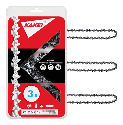 Kakei Cadena Motosierra Calibre Paso Lp Eslabon Transmision