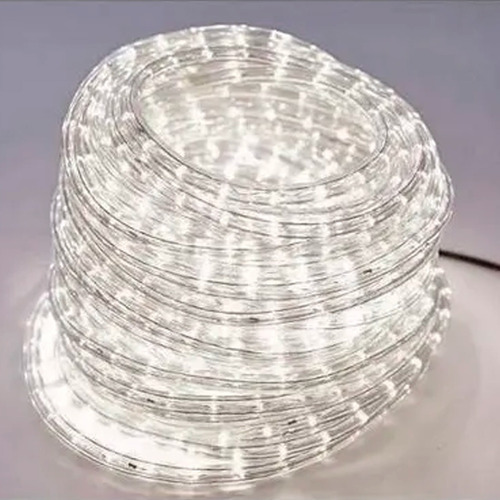 Manguera Tira Led 10 Mtrs Exterior Blanco Frio Navidad