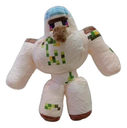 Peluche Mediano 20 Cm Varios Personajes Minecraft Enderman Golem