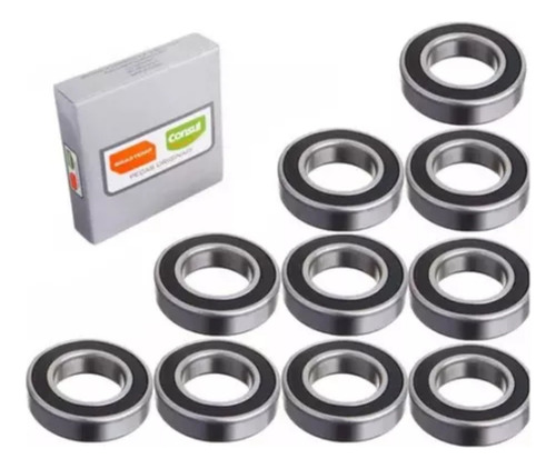 Kit 10 Rolamento 6006 2rs Brastemp/consul W10897149