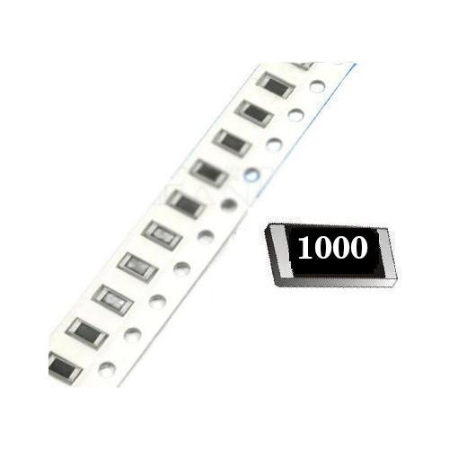 20 Unidade 100r 1000 Resistor Smd 1206 1% 100 Ohms 3,2x1,6mm