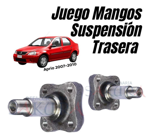 Kit 2 Mazas Ruedas Traseras Aprio 2008