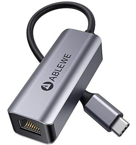 Adaptador Usb C A Ethernet, Ablewe Tipo C A Rj45 Gigabit Eth