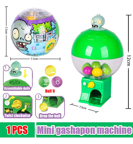 Accesorios De Juego Interactivo Plants Vs Zombies Mini Gasha