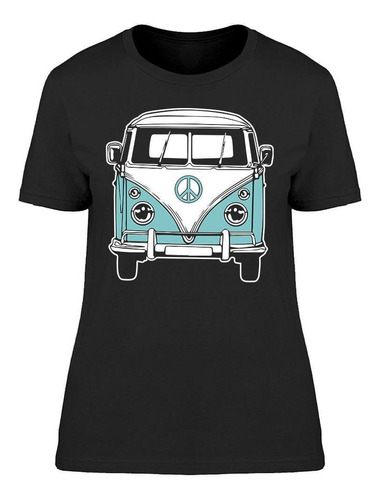 Furgoneta Hippie, Diseño. Camiseta De Mujer