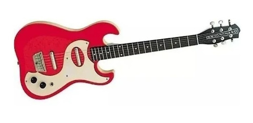 Imagen 1 de 4 de Danelectro D63gtrrdspk Guitarra Dano 63 Rojo Sparkle