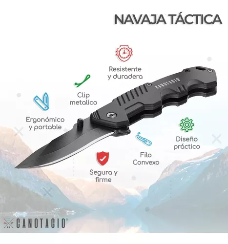 Navaja Militar Para Supervivencia Compacta Cuchillo Tactico