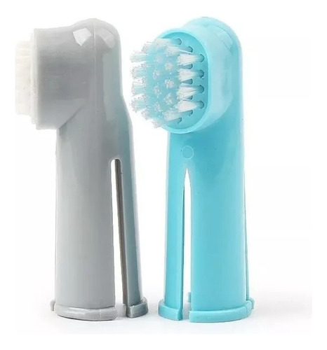 Cepillo De Dientes Y Masajeador Dedal Para Perros Y Gatos