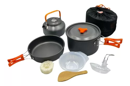 Set Ollas Camping 5 piezas Cocinilla