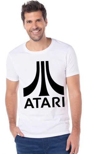 Playera Consolas Diseño 07 Atari Logo Videojuegos Beloma