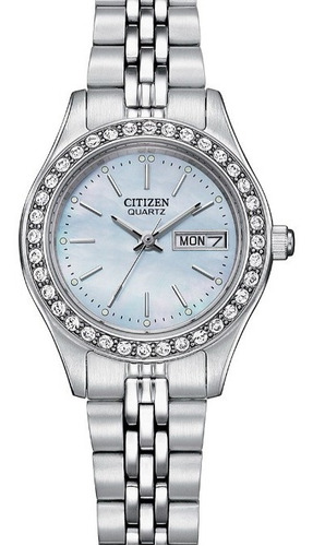 Reloj Nuevo Original Citizen Crystal Accent Eq053051n