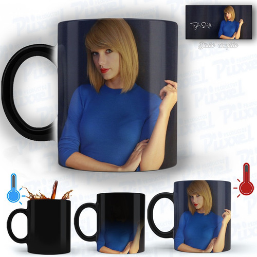 Taza Magica De Taylor Swift La Mejor Cantante Famosa Model 3