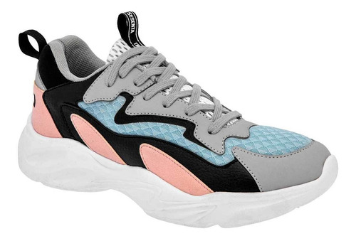 Tenis Chunky 360 Fryday Color Gris Para Mujer Tx6