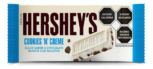 Chocolate Hershey's Cookies ´n´ Creme 27g 6 Piezas