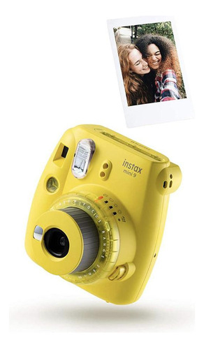 Cámara Fujifilm Instax Mini 9 Amarillo Claro