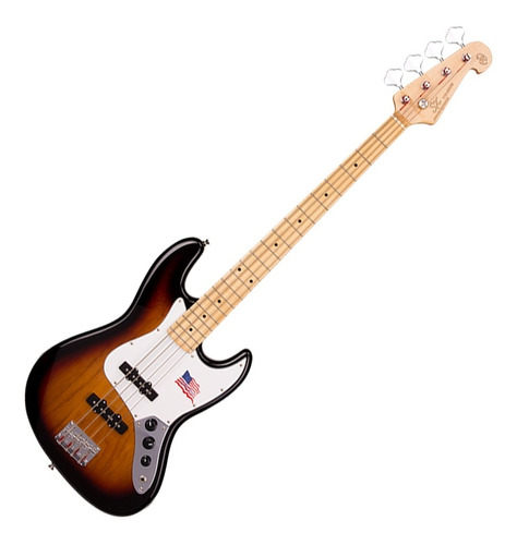 Contra Baixo Sx Vintage Jazz Bass Sjb Alder Sunburst 4 Corda