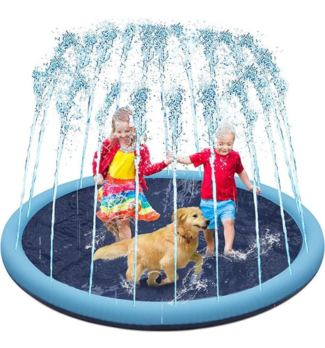 Decorlife Sturdy 68 Inch Dog Splash Pad, Sprinkler Pool Para