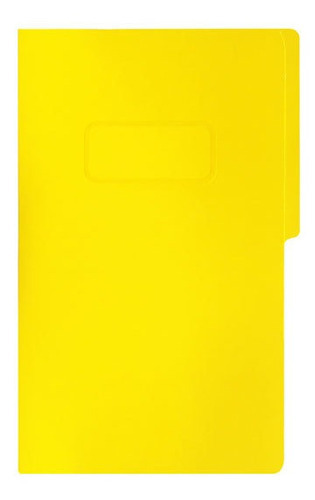 Folder Pressboard Fortec 3033 Oficio Amarillo C/10 Pzas