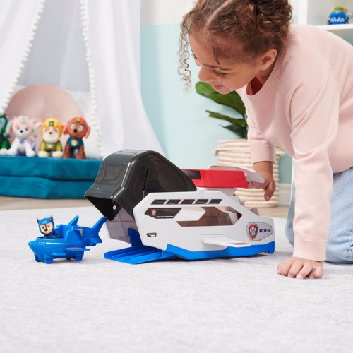 Paw Patrol Ballena Patroller Con Chase Lanzador De Vehiculos