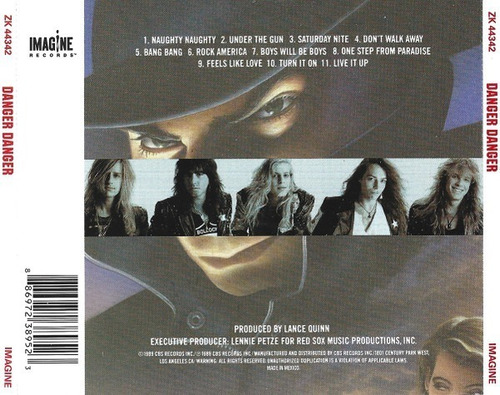 Danger Danger-danger Danger- Cd Album Nuevo Cerrado Imp