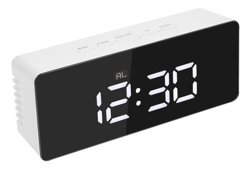 Reloj Despertador Digital De Pared Con Termómetro Y Luz