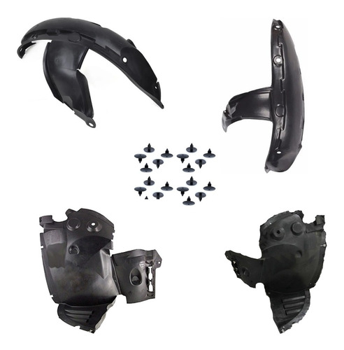 Kit Guardaplast Delanteros Renault Kangoo Desde 2008 + Clips