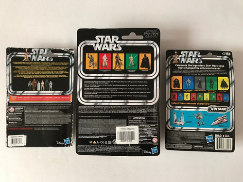 Colección 3 Figuras Darth Vader Star Wars Vintage Collection (Usado)
