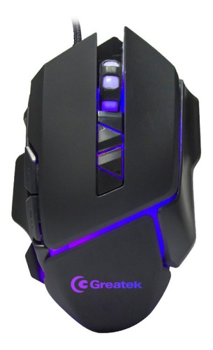 Mouse Greatek Gamer Zeus, Com Led Rgb Ajustavel, 7 Botoes, 3200dpi