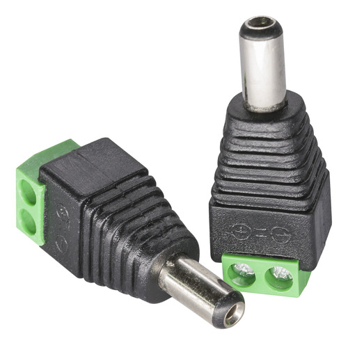 Conector Barril Macho In Para Camara Cctv Tira Led Un Solo