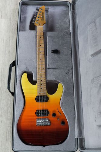 Ibanez Az242f Premium Flame Maple Top Tequila Sunrise+case
